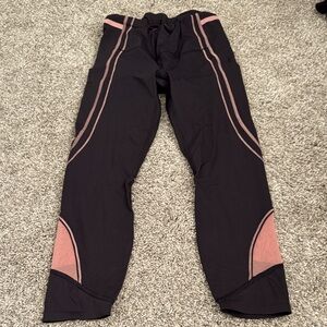 NWOT Sm.Petite Athleta 7/8 black Ultimate Stash Pocket Tights,